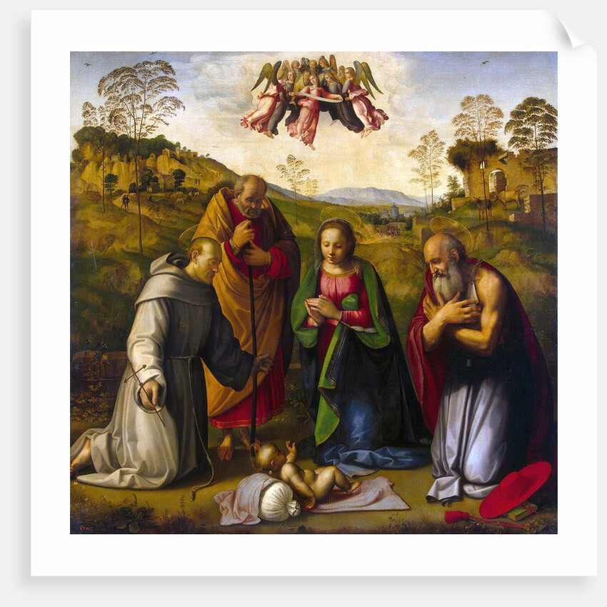 The Virgin with Child and Saints Francis and Jerome, 1510s by Anonymous