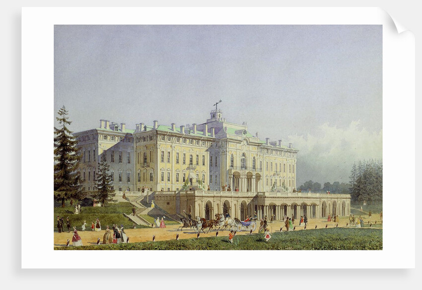 The Constantine Palace in Strelna, 1847 by Anonymous