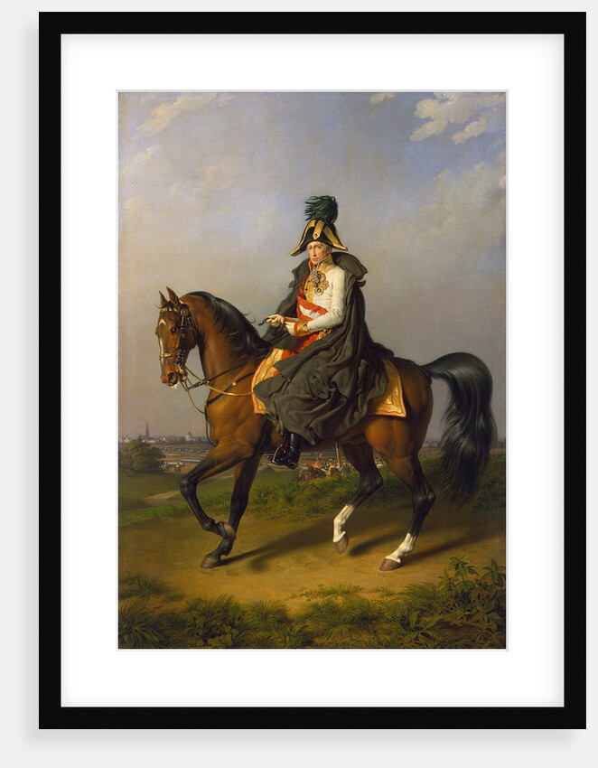 Equestrian Portrait of Holy Roman Emperor Francis II,, 1832 by Anonymous