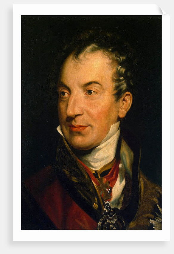 Portrait of Klemens Wenzel, Prince von Metternich,, 1814-1819 by Anonymous