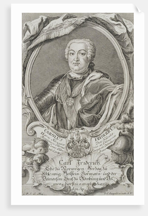 Portrait of Duke Charles Frederick of Holstein-Gottorp, middle of the 18th century by Anonymous