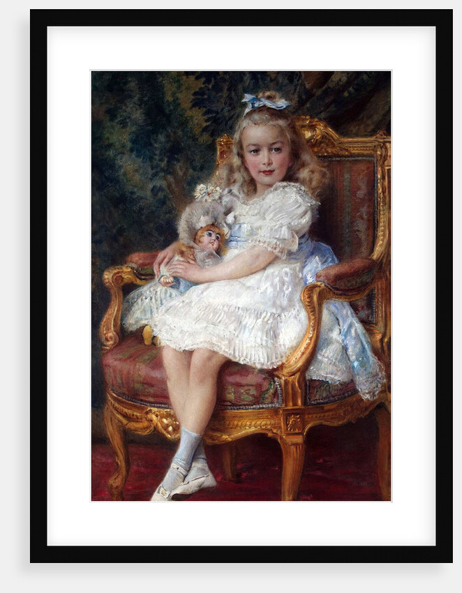 Portrait of Grand Duchess Maria Nikolaevna of Russia, (1899?1918), 1905 by Anonymous