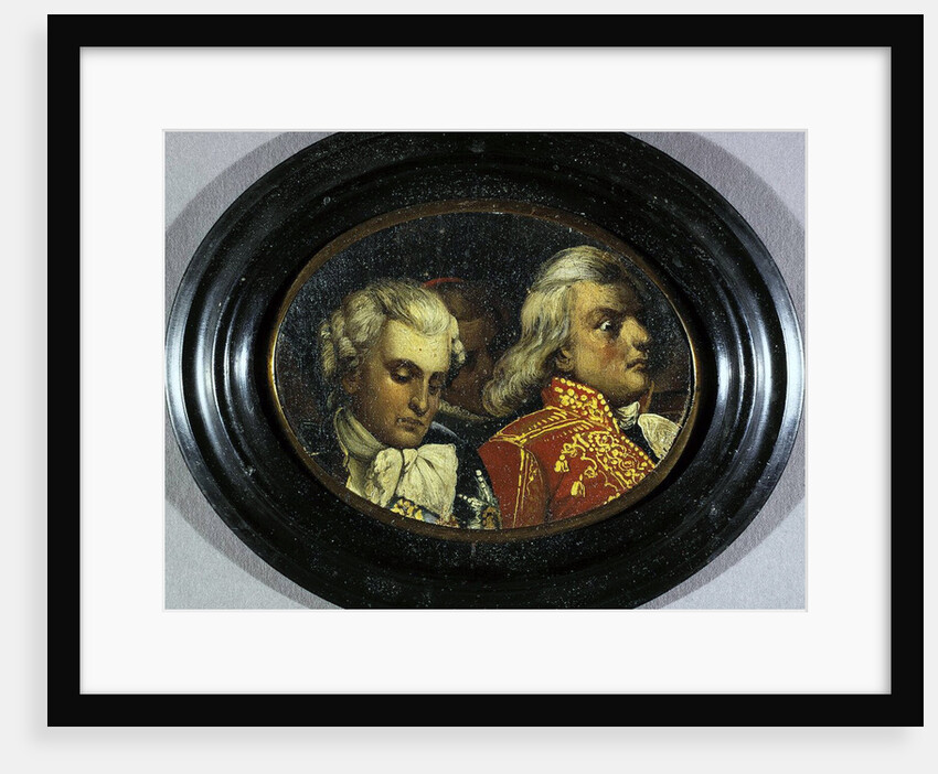 Portrait of Stanislaw Szczesny Potocki and Adam Poninski, second half of the 19th century by Anonymous