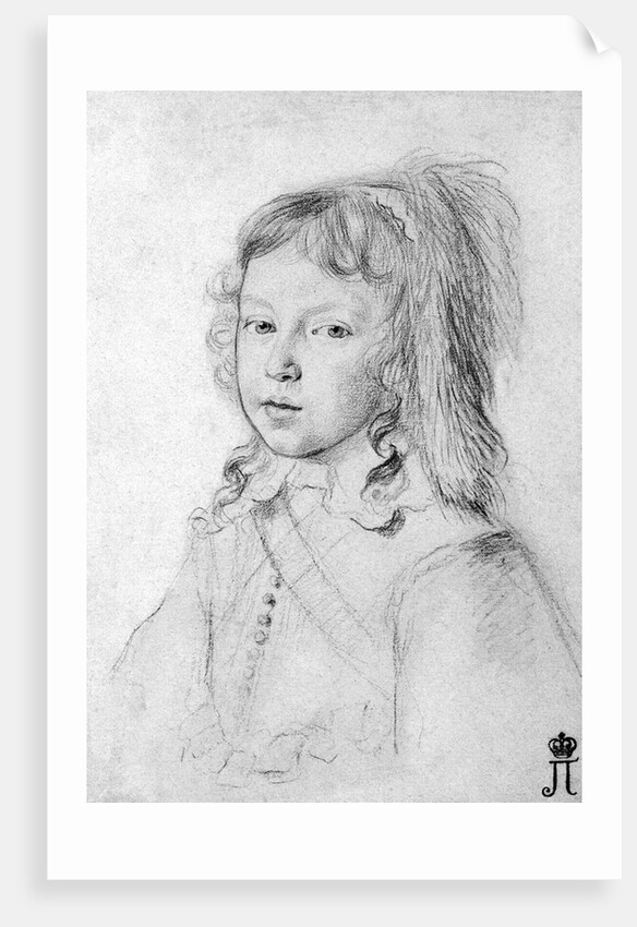 Portrait of the King Louis XIV (1638?1715) as a Child, 1644 by Anonymous