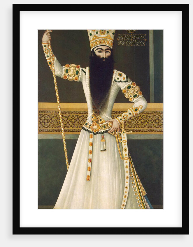 Portrait of Fath Ali Shah Standing,, 1810 by Anonymous