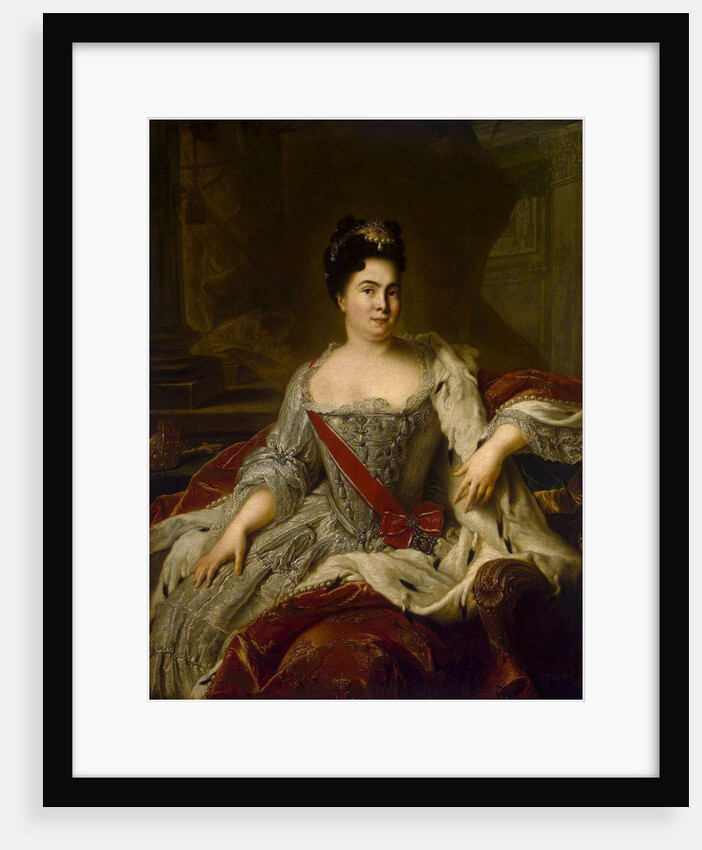 Portrait of Empress Catherine I,, 1717 by Anonymous