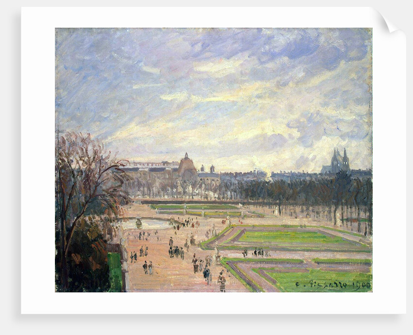 The Tuileries Gardens, 1900 by Anonymous