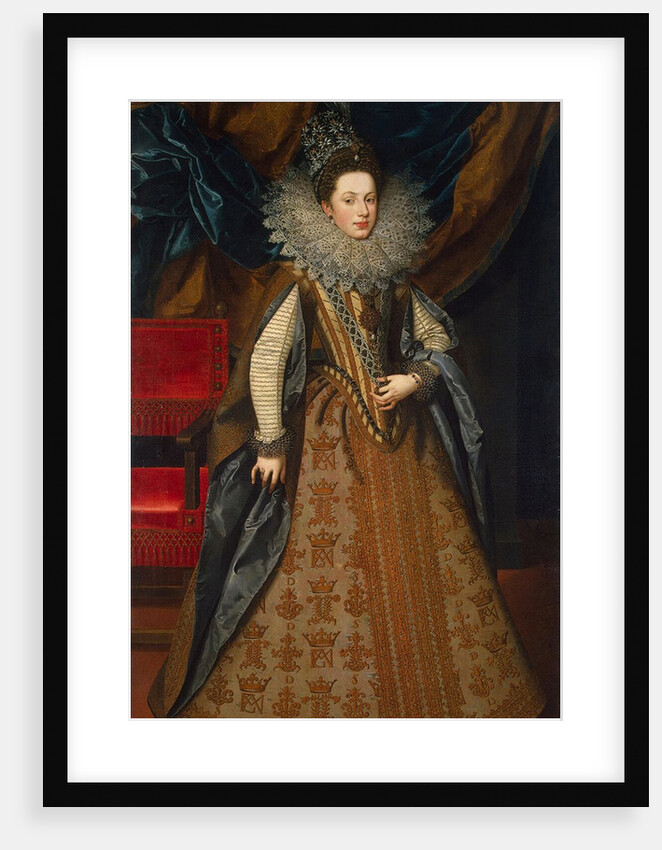 Portrait of Margaret of Savoy,, Duchess of Mantua and Montferrat, 1608 by Anonymous