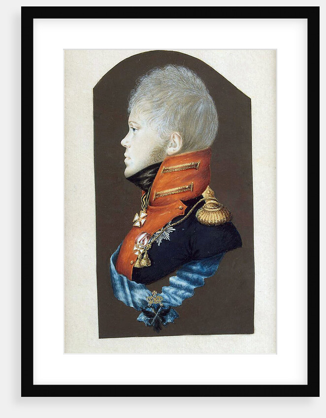 Portrait of Crown Prince Constantine Pavlovich of Russia, c1809 by Anonymous