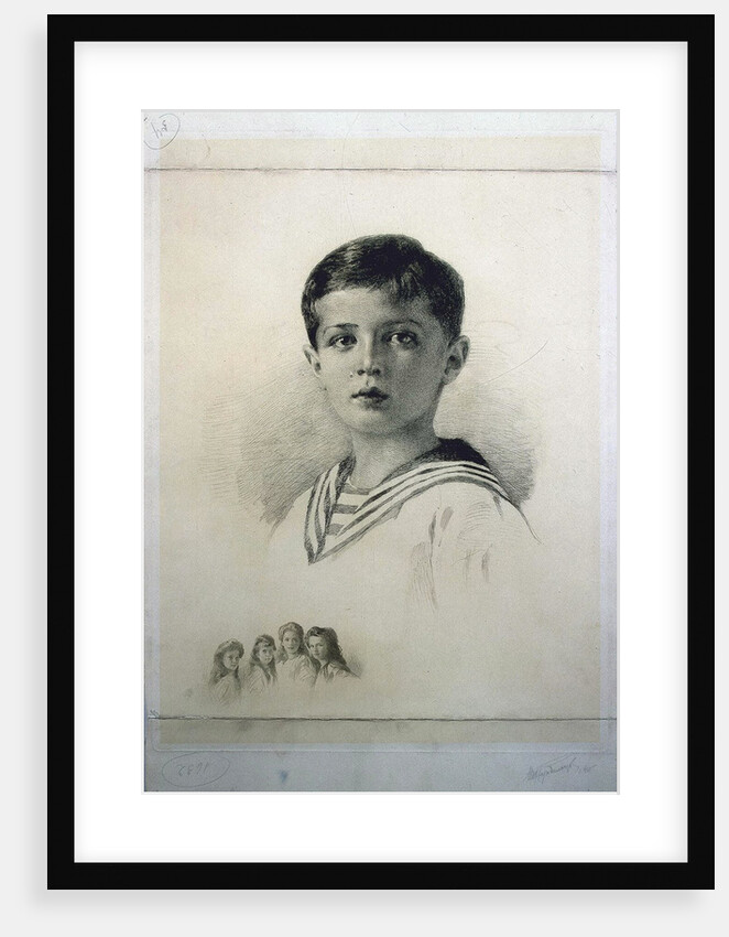 Portrait of Tsarevich Alexei Nikolaevich of Russia, 1915 by Anonymous