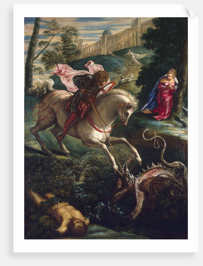 Saint George and the Dragon, 1543 by Anonymous