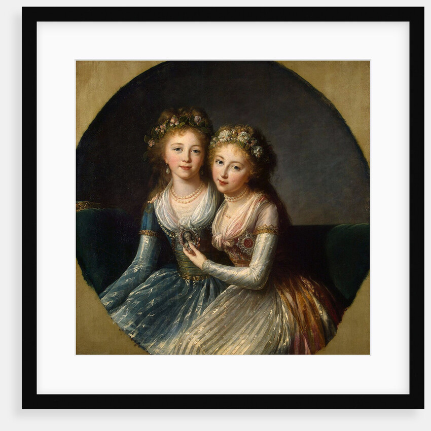 Portrait of the Daughters of Emperor Paul I, 1796 by Anonymous