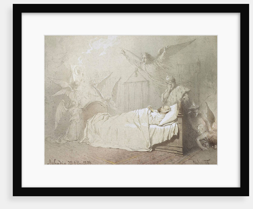 Alexander III on his Deathbed Surrounded by Angels, 1895 by Anonymous