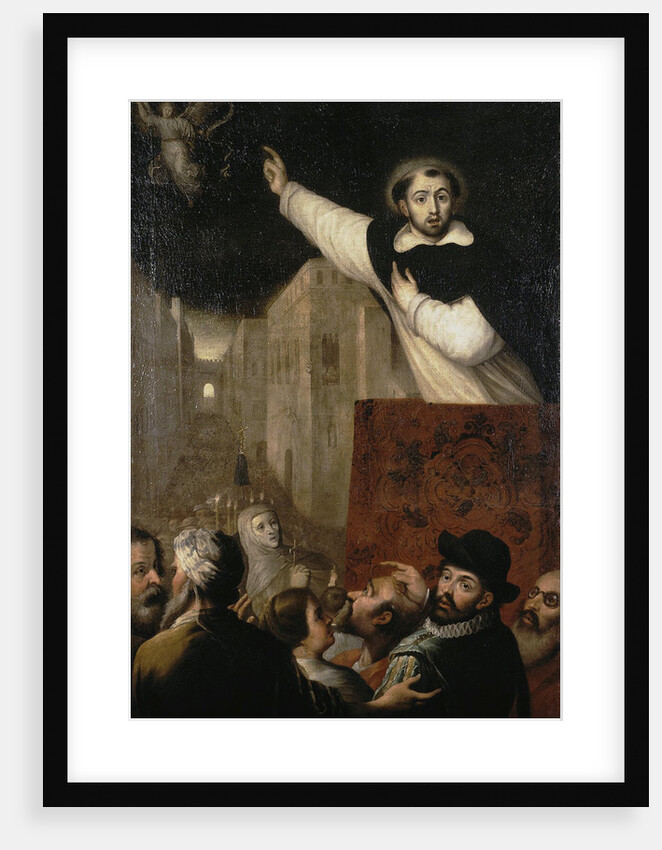 Sermon of Saint Vincent Ferrer, early 17th century by Anonymous