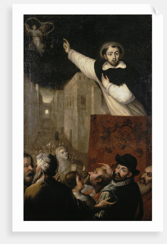 Sermon of Saint Vincent Ferrer, early 17th century by Anonymous