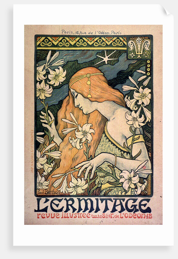 LErmitage, revue illustrée, poster, 1897 by Anonymous