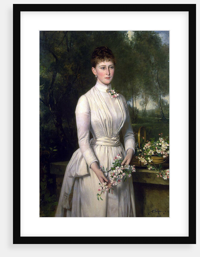 Portrait of Grand Duchess Elizaveta Fyodorovna, (1864?1918), 1885 by Anonymous