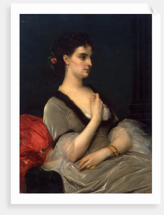 Portrait of Princess Elizabeth Vorontsova-Dashkova, 1873 by Anonymous
