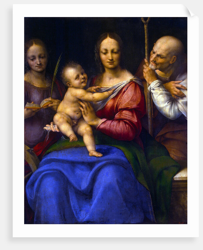Holy Family with Saint Catherine, 1515-1520 by Anonymous