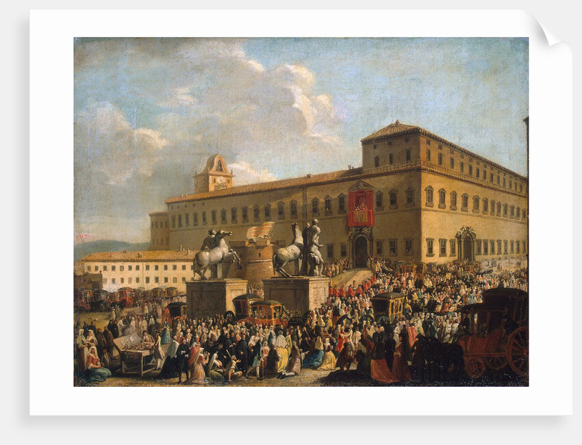 Festival Before the Quirinal Palace, 1767 by Anonymous