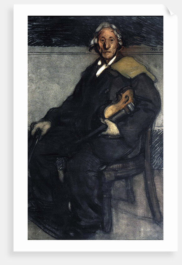 Violinist, early 20th century by Anonymous