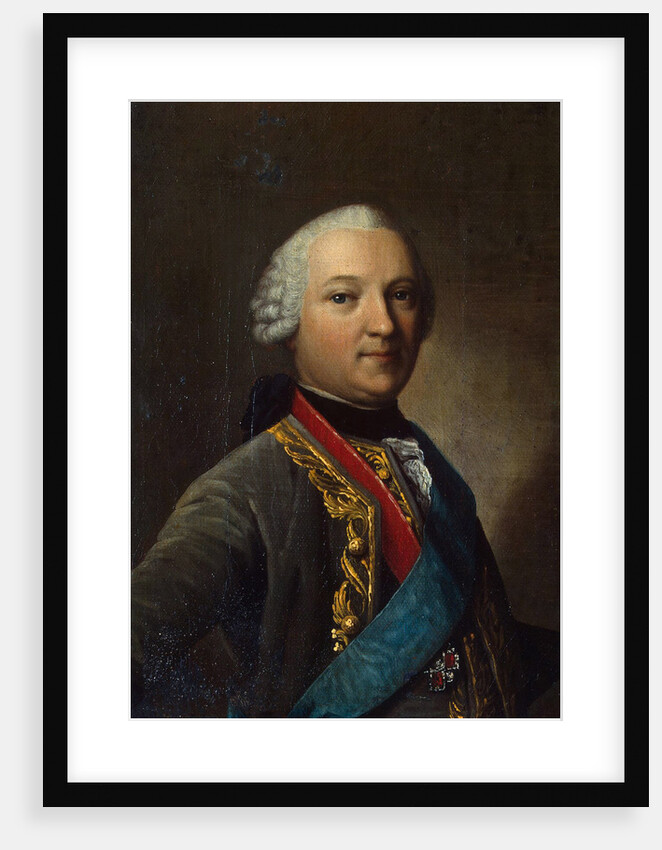 Portrait of Caspar von Saldern,, middle of the 18th century by Anonymous