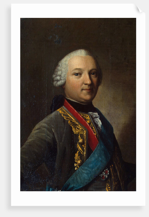 Portrait of Caspar von Saldern,, middle of the 18th century by Anonymous
