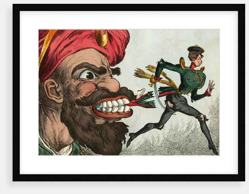 The beginning of the Crimean war by eyes of the West European caricaturist, 1850s by Anonymous