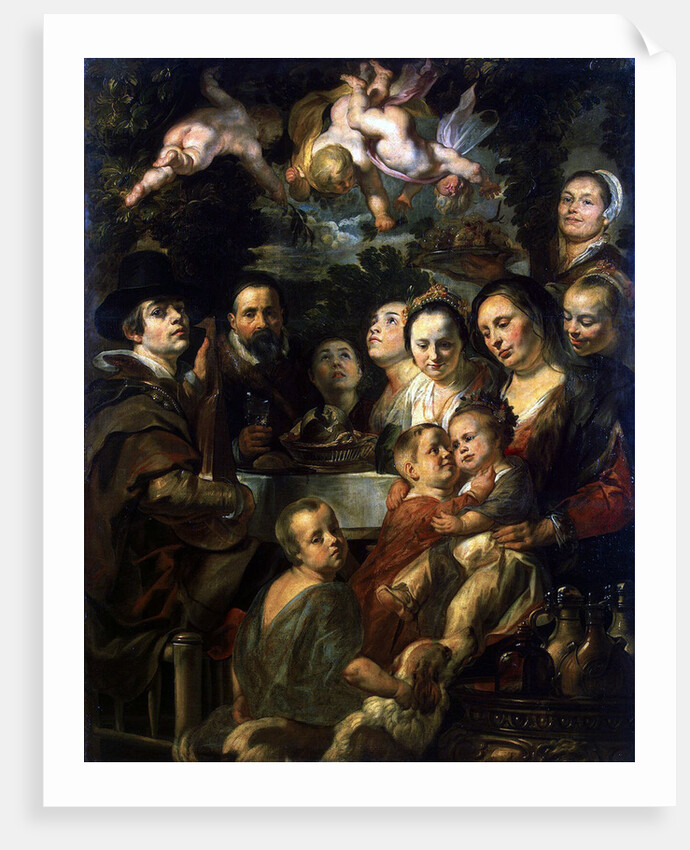 Self-Portrait with Parents, Brothers and Sisters, c1615 by Anonymous