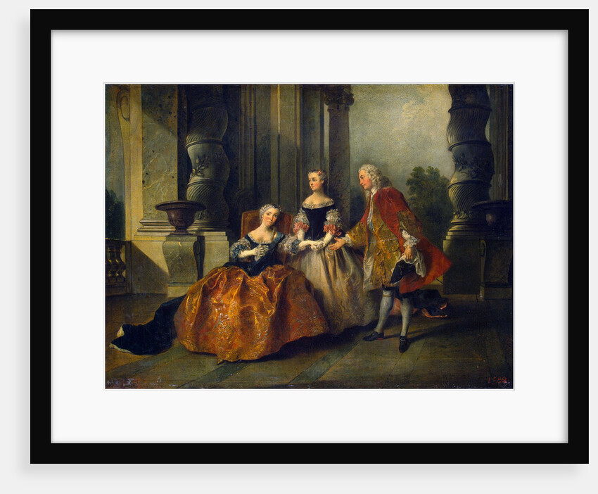 Scene from the Tragedy Le Comte dEssex by Thomas Corneille, 1734 by Anonymous