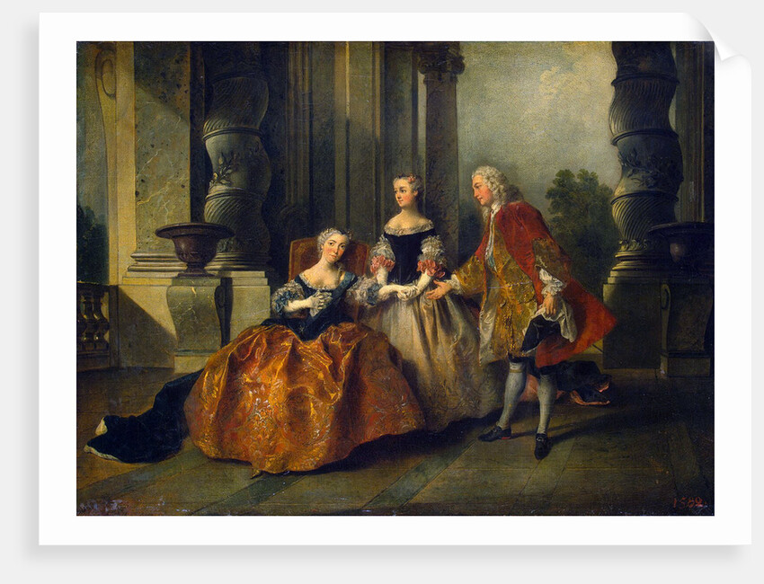 Scene from the Tragedy Le Comte dEssex by Thomas Corneille, 1734 by Anonymous