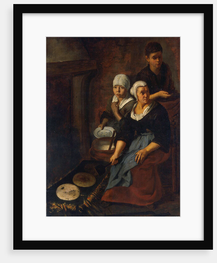 Baking of Flat Cakes, 1645-1648 by Anonymous