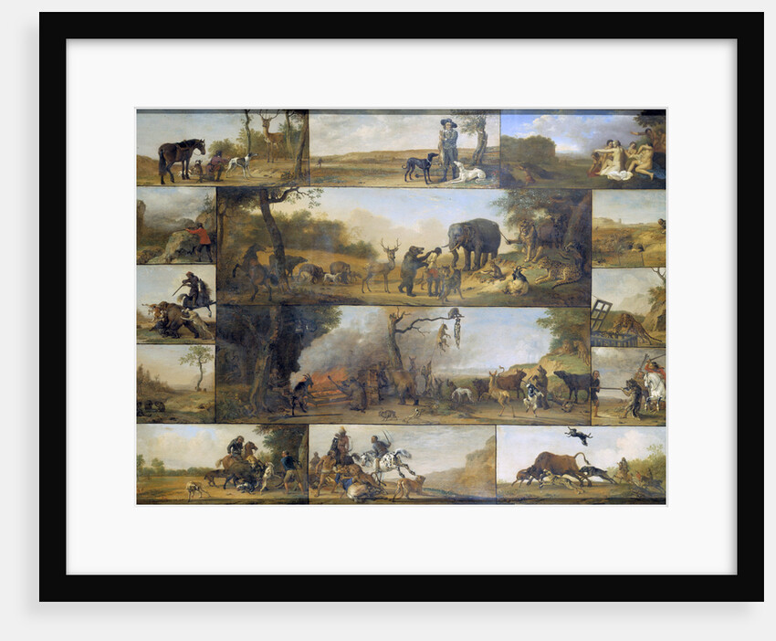 Punishment of a Hunter, 1647 by Anonymous