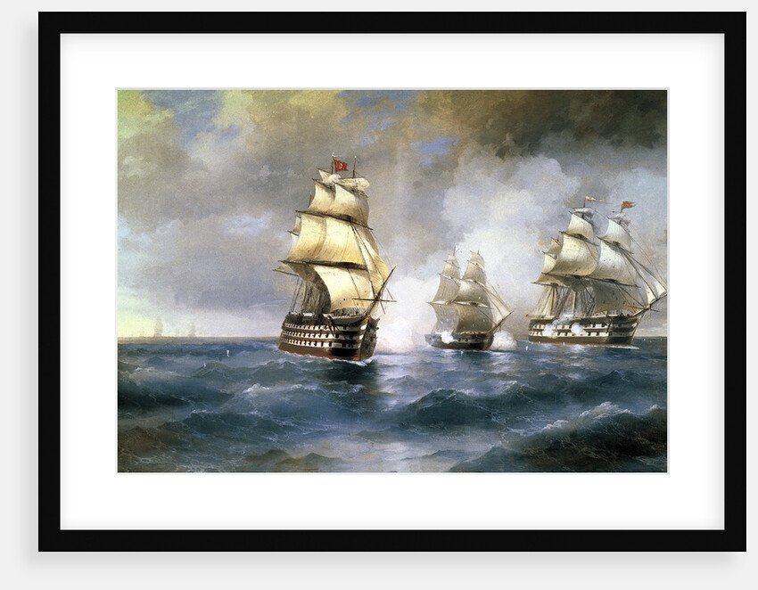 Brig Mercury Attacked by Two Turkish Ships on May 14th, 1829, 1892 by Anonymous