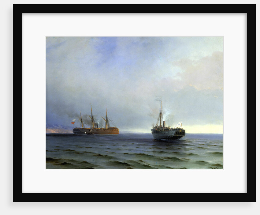 Capture of the Turkish military transport Messina, 13th December 1877 by Anonymous