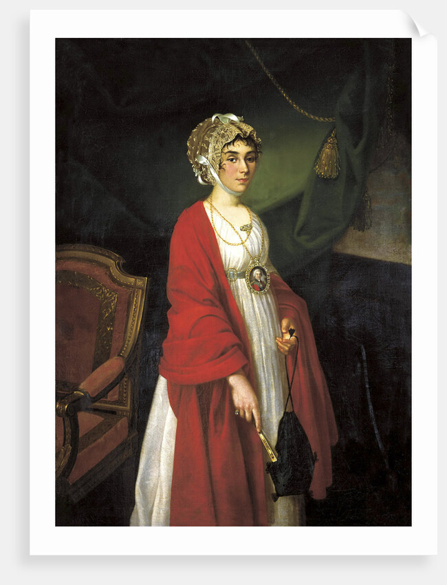 Portrait of the Actress and Singer, Countess Praskovya Sheremetyeva, (Zhemchugova), 18 by Anonymous