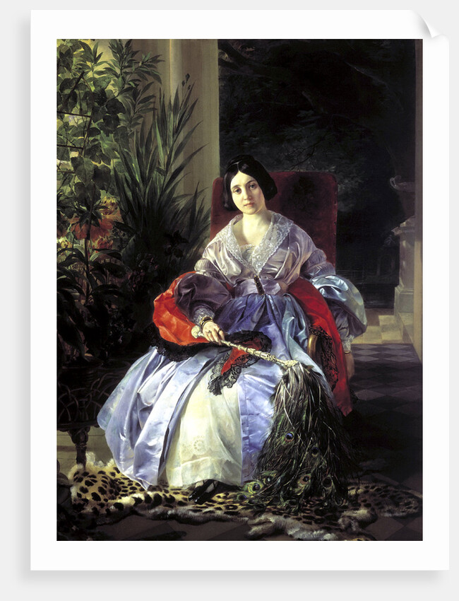 Portrait of Princess Elizaveta Pavlovna Saltykova, 1841 by Anonymous