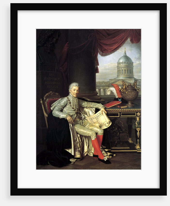 Court Councillor Prince Alexander Sergeevich Stroganov,, 1814 by Anonymous