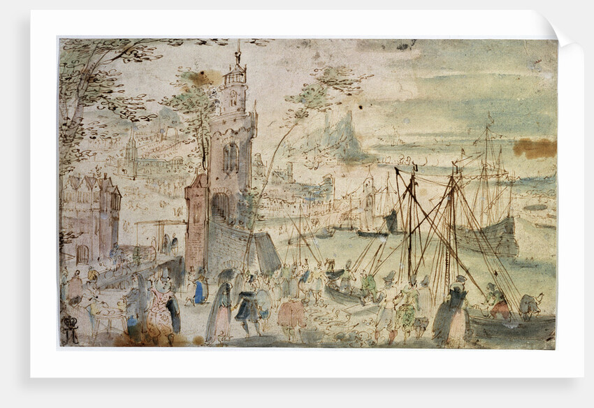 View of the Port, early 17th century by Louis de Caullery