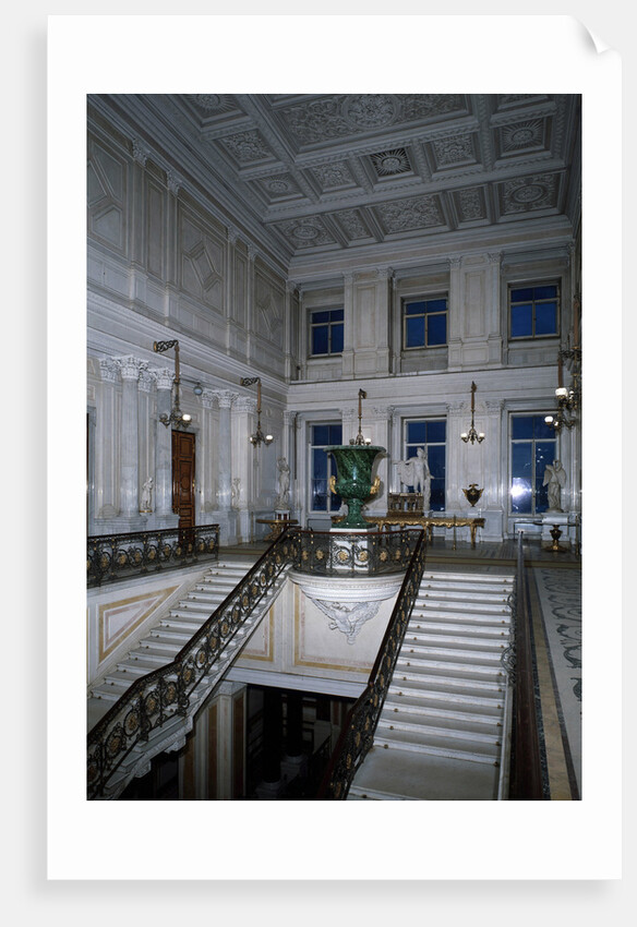 Interior of the Hermitage Theatre, St Petersburg, Russia by Unknown