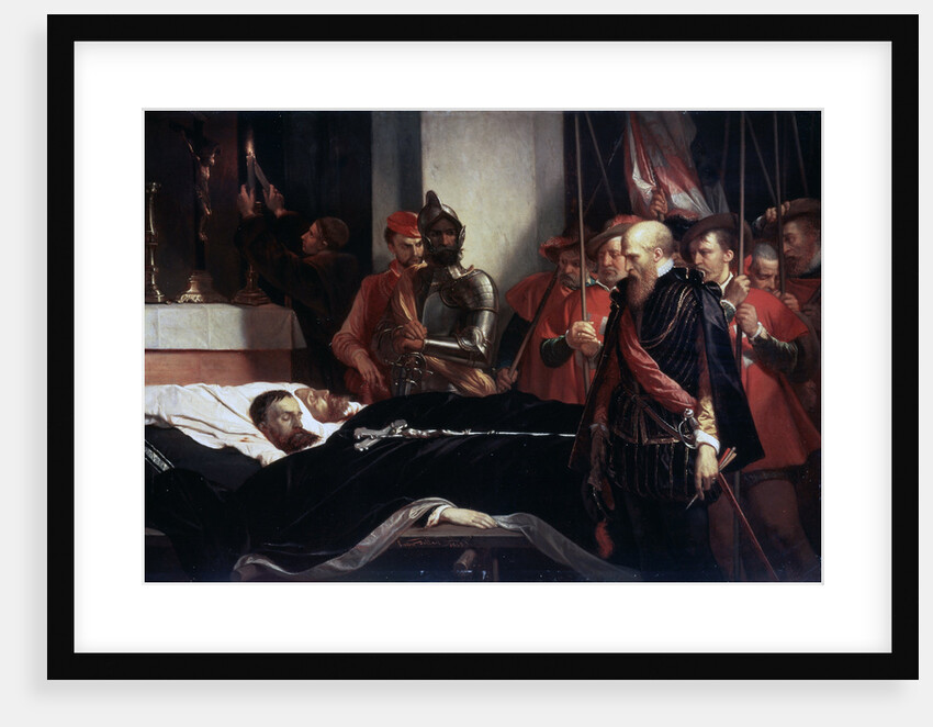 The Last Respects to the Remains of the Counts Egmont and Hoorn, 1863 by Louis Gallait