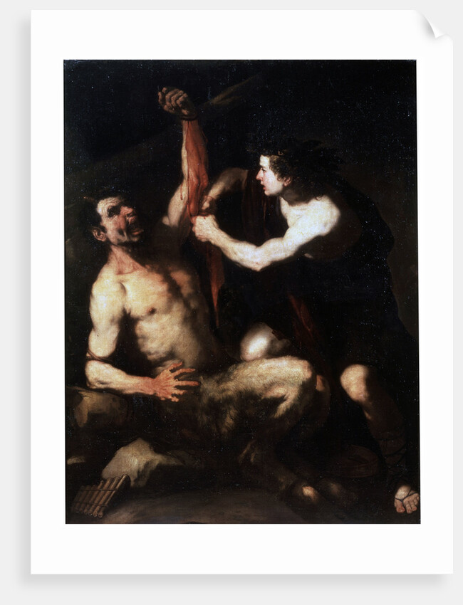 Marsyas and Apollo, early 1650s by Luca Giordano