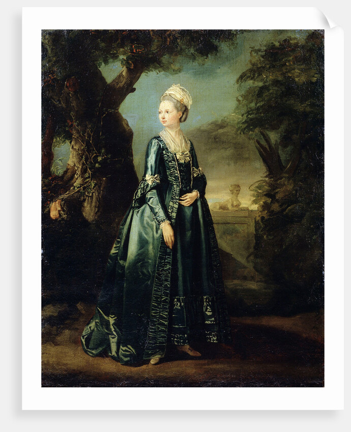 Lady in a Garden (Portrait of Grand Duchess Natalia), c1773-c1776 by Pierre Etienne Falconet