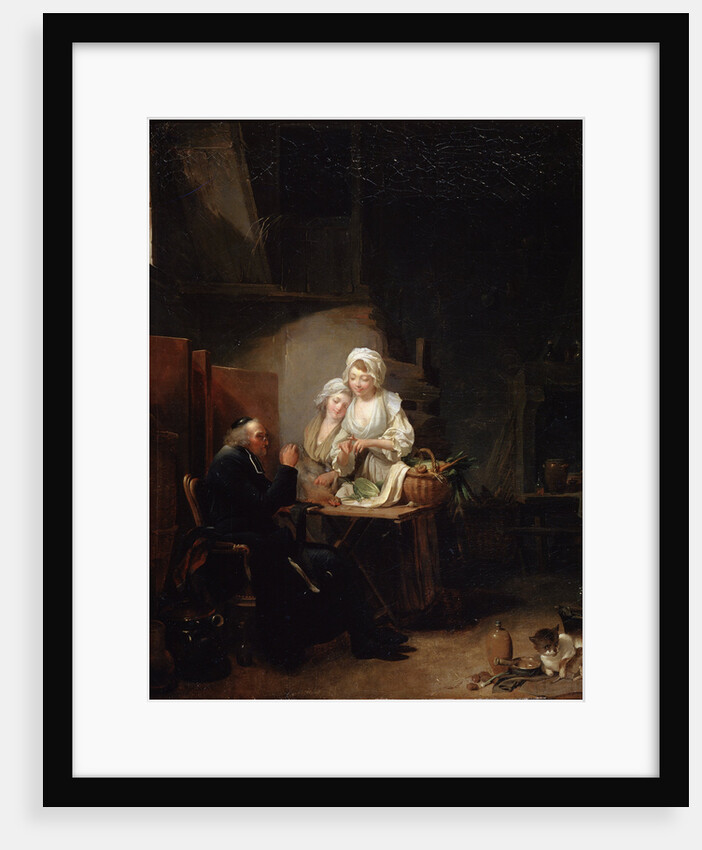 An Old Curate, late 1780s by Louis Leopold Boilly