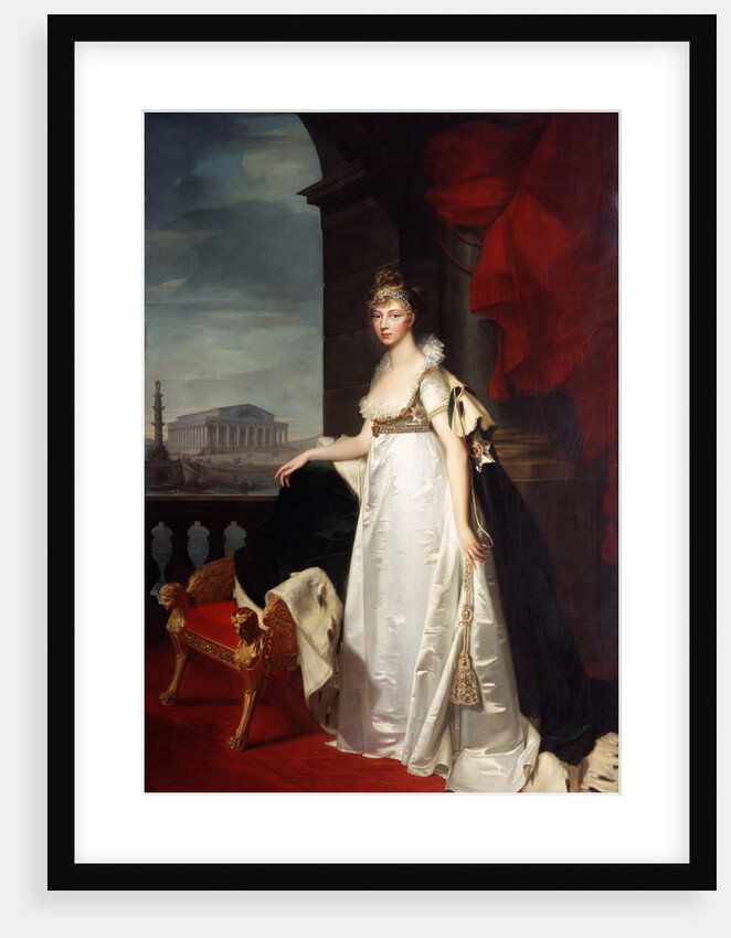 Portrait of Empress Elizabeth Alexeievna, 1805 by Jean Laurent Monnier