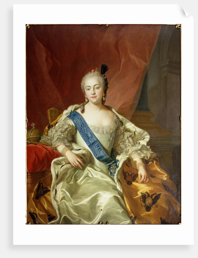 Portrait of Empress Elisabeth Petrovna, 1760 by Carle van Loo