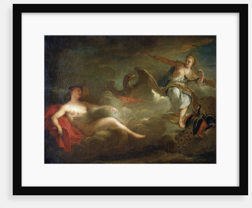 Jupiter, Juno and Io, 1710s. by Jean-Marc Nattier
