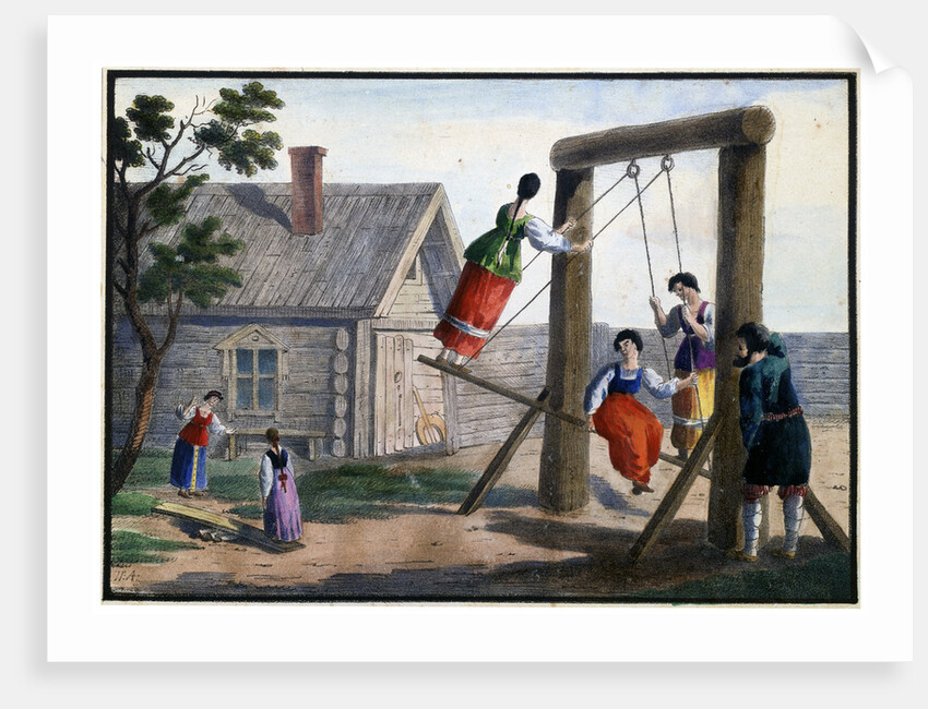 Country Amusements, 1825. by Pyotr Alexandrov