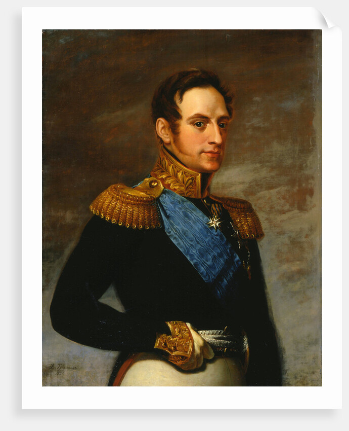 Portrait of Emperor Nicholas I, 1826 by Vasily Tropinin
