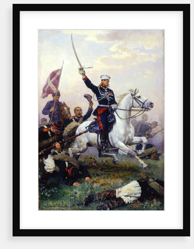 Russian General Mikhail Skobelev on horseback, (1883) by Nikolai Dmitrievich Dmitriev-Orenburgsky